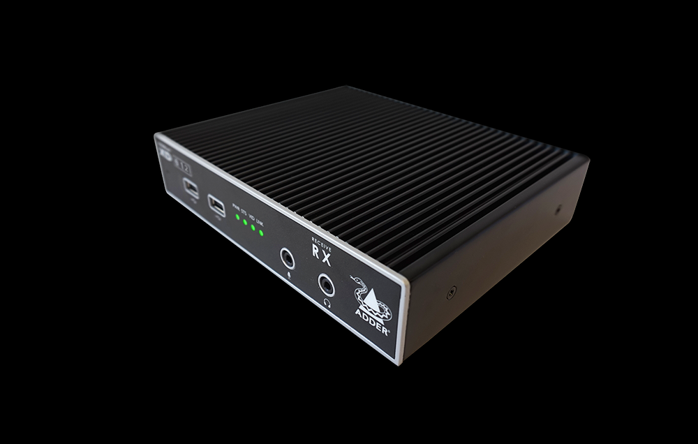 ADDERLink® XD612 A high resolution single or dual-head KVM extender. High definition video, USB2.0 and audio are transmitted on a single CATx or fiber cable